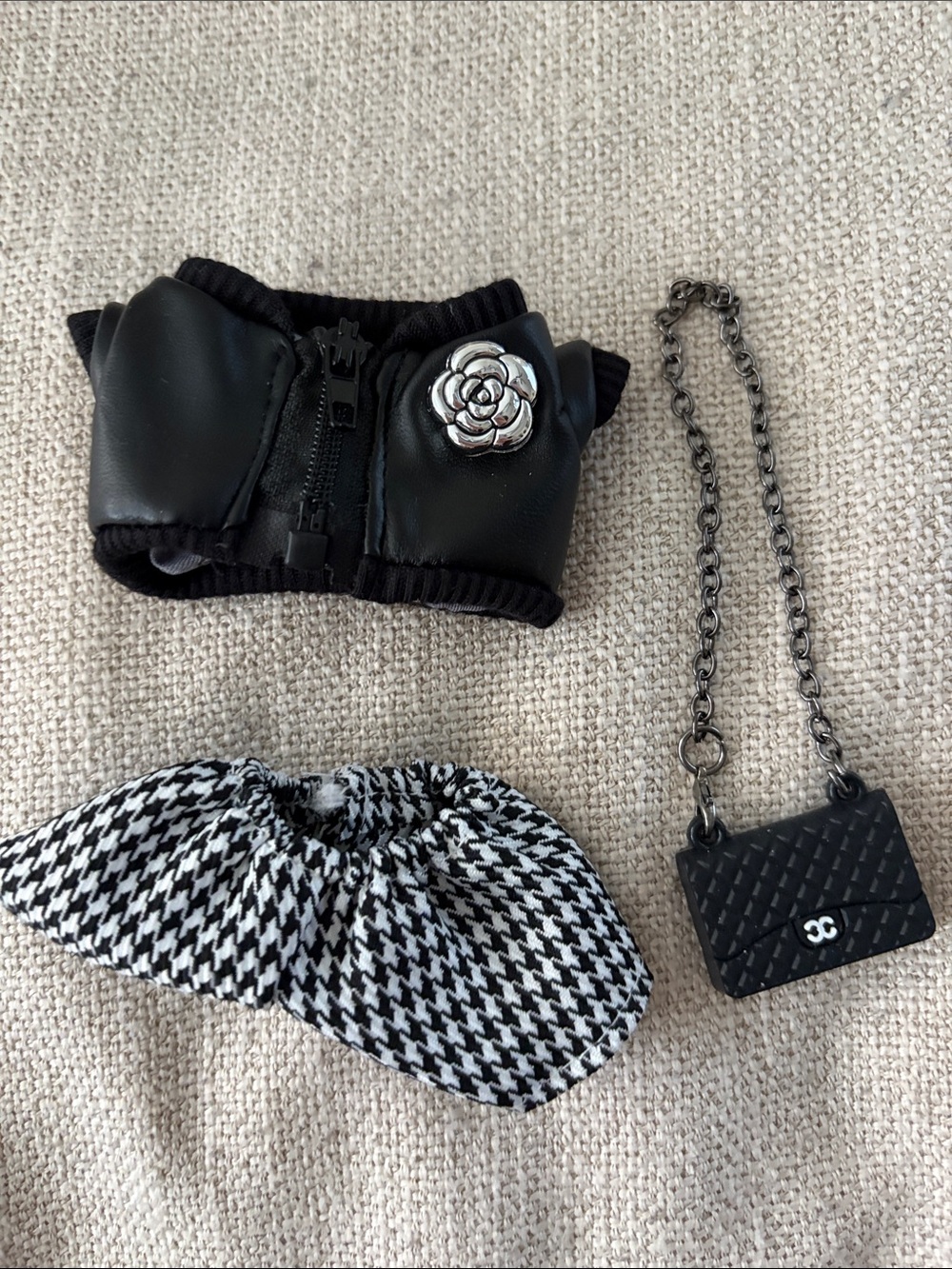 Labubu or Small doll Chanel outfit